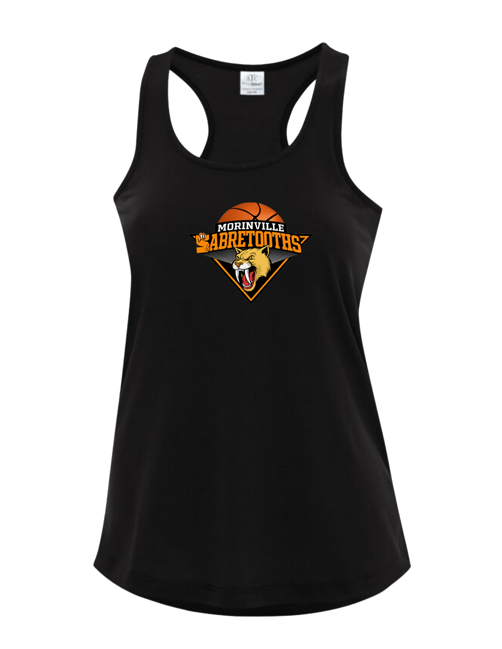 Morinville Sabretooth Racerback Shirt - Large Logo