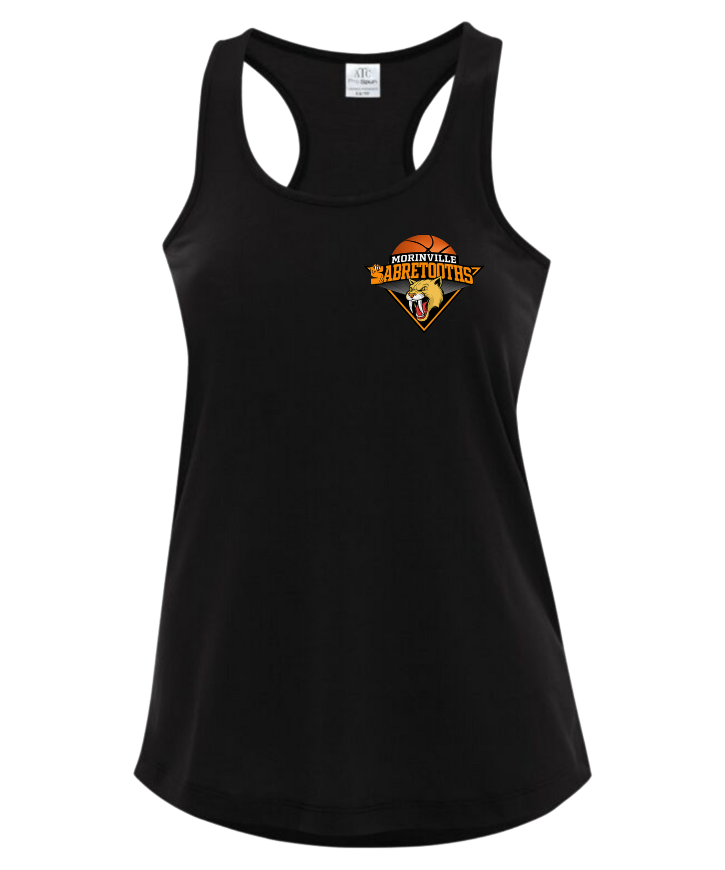 Morinville Sabretooth Racerback Shirt - Small Logo
