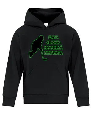 Eat. Sleep. Hockey. Repeat. Hoodie