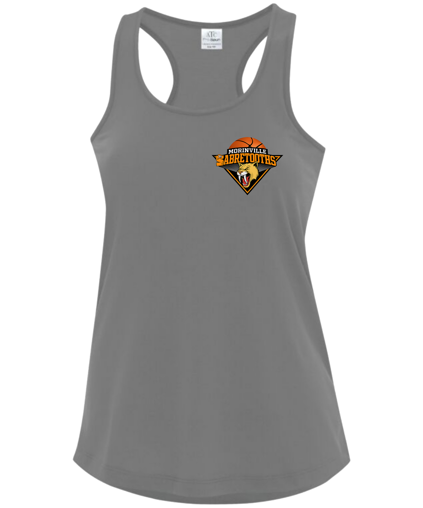 Morinville Sabretooth Racerback Shirt - Small Logo