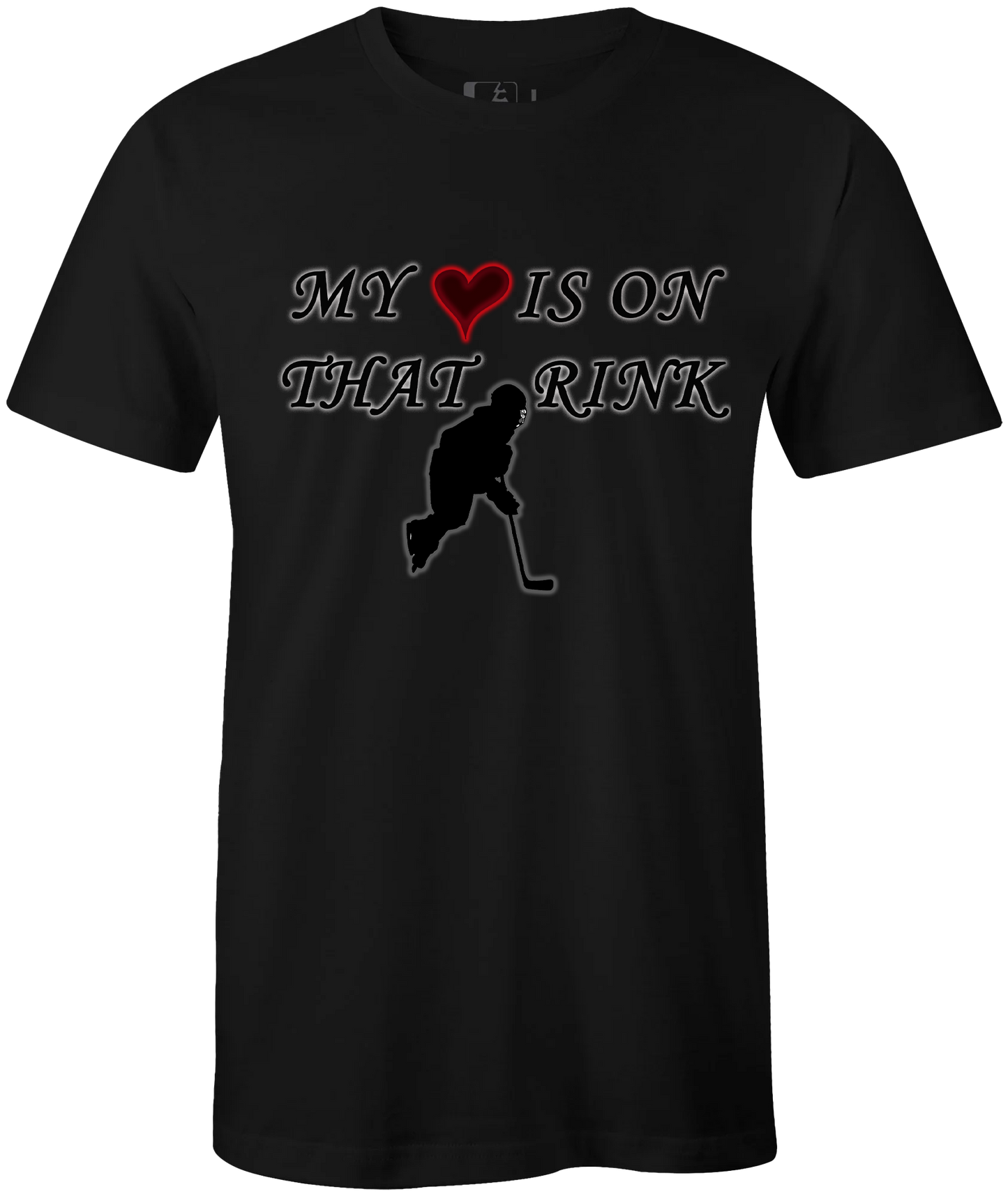 My Heart Is On That Rink T Shirt