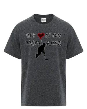 My Heart Is On That Rink T Shirt